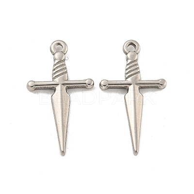 Non-Tarnish 304 Stainless Steel Pendants STAS-O004-06A-P-1