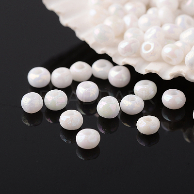 FGB 8/0 Grade A Round Glass Seed Beads X-SEED-A022-F8-401-1