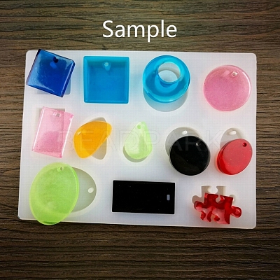 DIY Pendant Silicone Molds LS-AJEW-P041-02-1