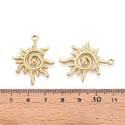 304 Stainless Steel Pendants X-STAS-T065-07G-1