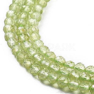 Natural Peridot Beads Strands G-B107-A06-01A-1