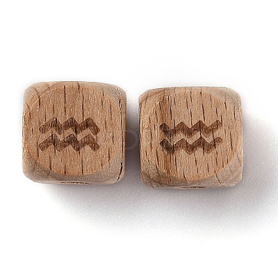 Natural Wood Constellation Beads WOOD-M002-11-1