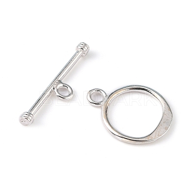 925 Sterling Silver Toggle Clasps STER-A008-37-1