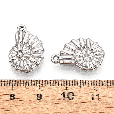 304 Stainless Steel Pendants X-STAS-T065-35P-1