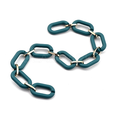 Handmade Acrylic Cable Chains AJEW-JB00713-1