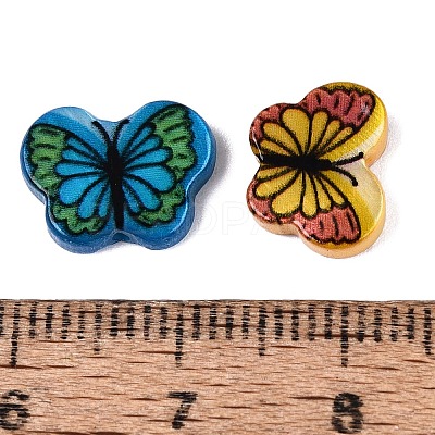 Printed Natural Freshwater Shell Beads SHEL-Q029-11-1