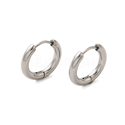 Tarnish Resistant 304 Stainless Steel Hoop Earrings EJEW-P177-P-21-1