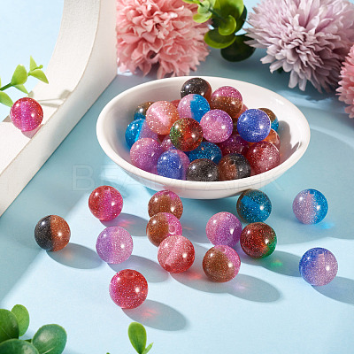 20Pcs 10 Colors Cat Eye Beads FIND-TA0009-88-1