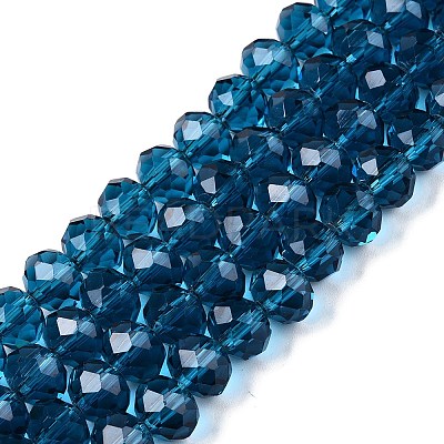 Glass Beads Strands EGLA-A044-T8mm-D27-1
