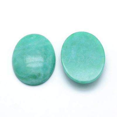 Natural White Jade Cabochons X-G-P393-I23-1