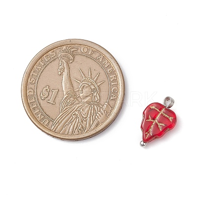 Czech Glass Charms PALLOY-JF04468-02-1