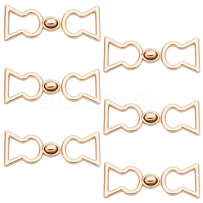 6Pcs Alloy Snap Lock Clasps FIND-BC0004-74-1