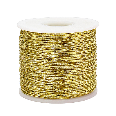 Golden Silk Elastic Thread EW-WH0003-10A-02-1