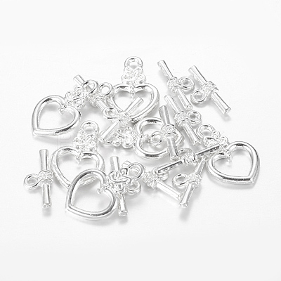 Alloy Toggle Clasps EA9137Y-NFS-1