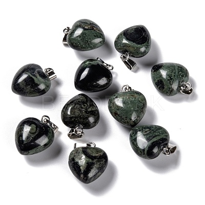 Natural Kambaba Jasper Pendants G-I311-A15-1
