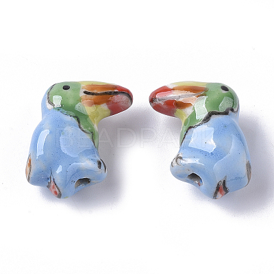 Handmade Porcelain Beads X-PORC-N004-26A-1