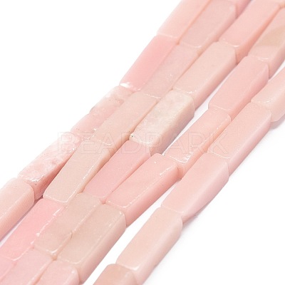 Natural Pink Opal Beads Strands G-G974-04-1