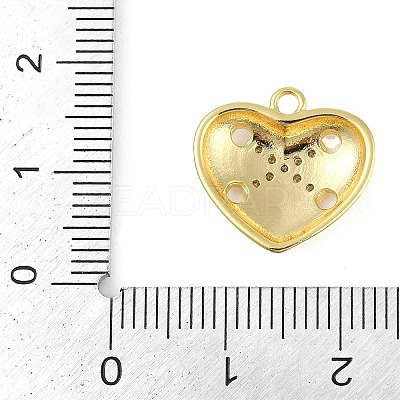 Cross Theme Real 18K Gold Plated Brass Micro Pave Clear Cubic Zirconia Pendants LS-KK-L219-06G-02-1