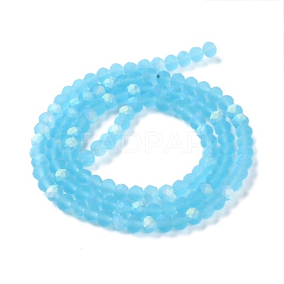 Transparent Glass Beads Strands LS-EGLA-A034-T4mm-MB08-1