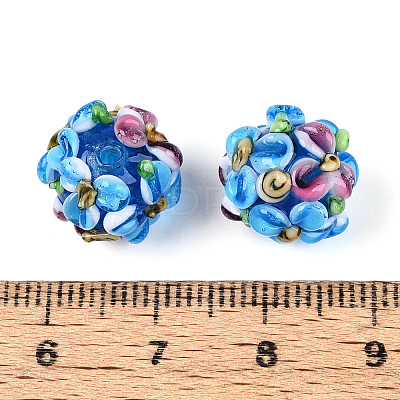 Handmade Lampwork Beads Strands LAMP-N021-015A-15-1