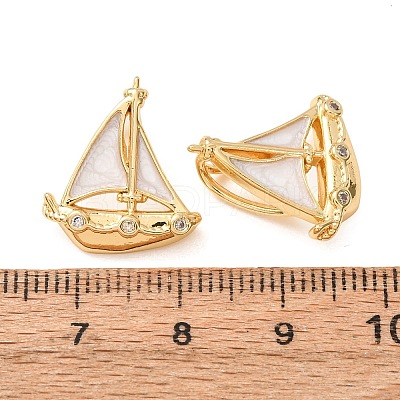 Brass Micro Pave Clear Cubic Zirconia Pendants CU-CBA5C9D-01G-A-1