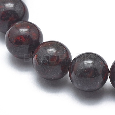 Natural Brecciated Jasper Bead Stretch Bracelets BJEW-K212-A-040-1