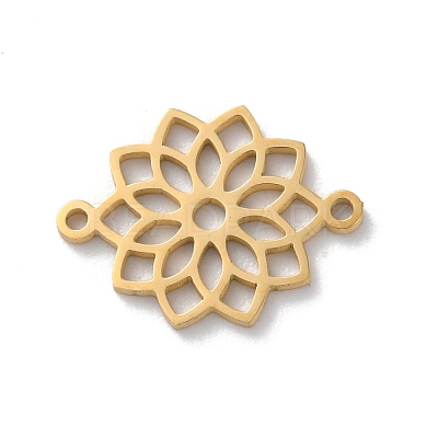 304 Stainless Steel Hollow Chakra Links STAS-S149-05B-1