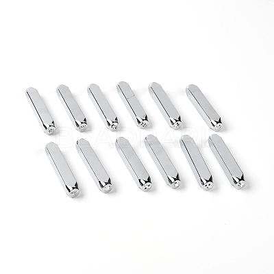 Electroplate Steel Stamps AJEW-WH0002-94-1