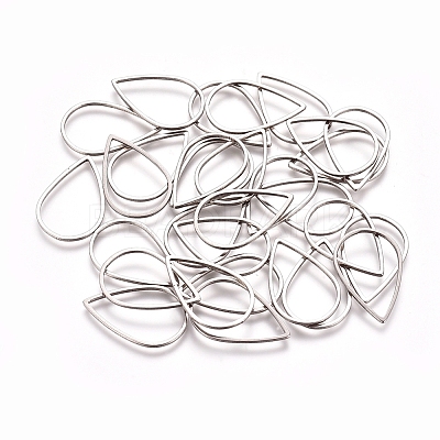 304 Stainless Steel Linking Rings X-STAS-TAC0002-18-01P-1