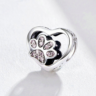 925 Sterling Silver Euorpean Beads STER-FF0013-01-1