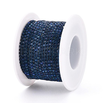 Iron Rhinestone Cup Chains CH-T006-05B-25-1
