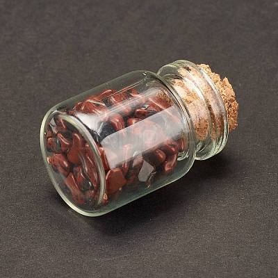 Transparent Glass Wishing Bottle Decoration DJEW-A001-01A-02-1