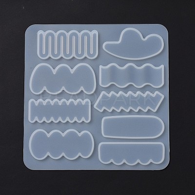 DIY Irregular Shape Cabochon Silicone Molds for Hair Clips LS-DIY-L069-01C-1