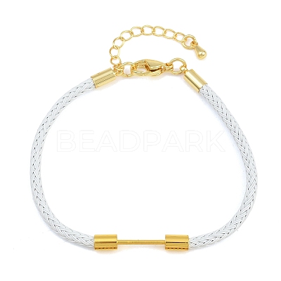 Braided Steel Wire Bracelet Making KK-CBA6056-03D-G-1