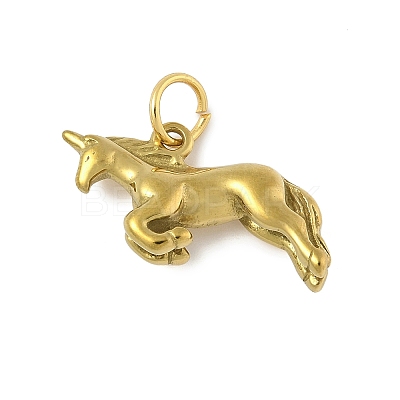 304 Stainless Steel Pendants STAS-P391-01L-G-1