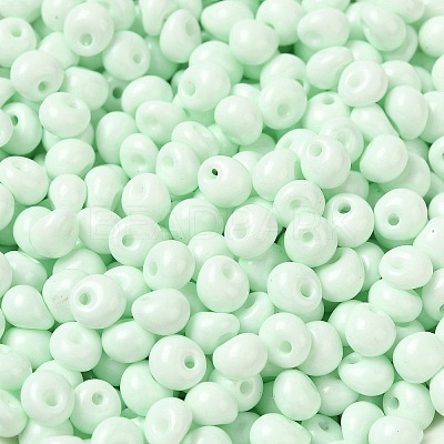 6/0 Opaque Baking Paint Glass Seed Beads SEED-M012-02A-15-1