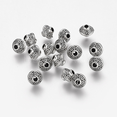 Tibetan Style Alloy Beads TIBEB-5981-LF-2-1