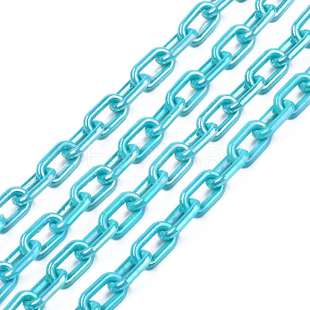 Acrylic Opaque Cable Chains PACR-N009-002C-1
