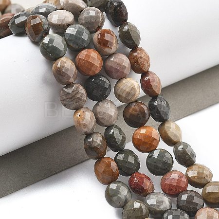 Natural Ocean Jasper Beads Strands G-C179-A09-02-1