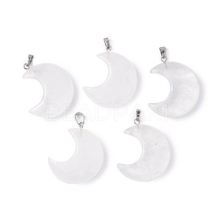 Natural Quartz Crystal Pendants G-Z022-04A-1