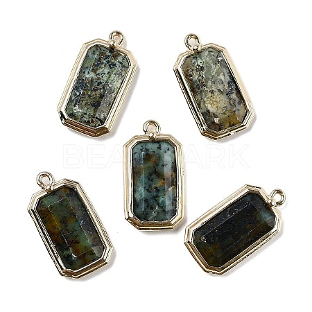 Natural African Turquoise(Jasper) Pendants G-U019-04G-04-1