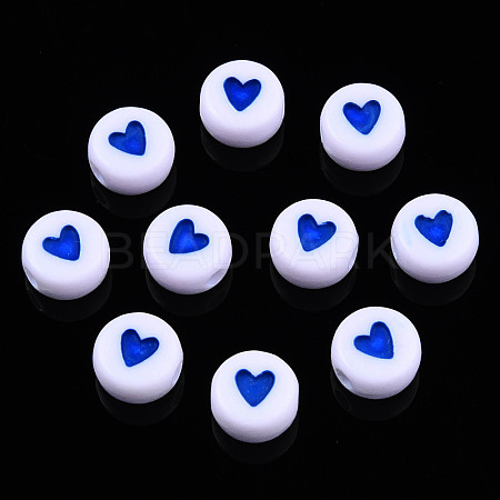 Opaque Acrylic Beads MACR-N008-57B-1