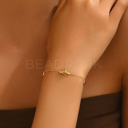 Elegant 201 Stainless Steel Link Bracelets VR7630-1-1