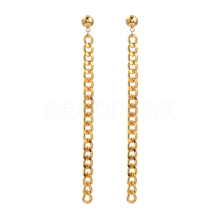 Chain Tassel Earrings EJEW-JE04253-1