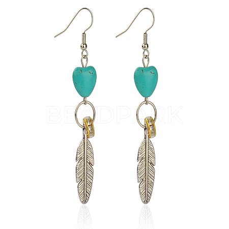 Free Spirit Dangling Earrings EJEW-PJE671-1