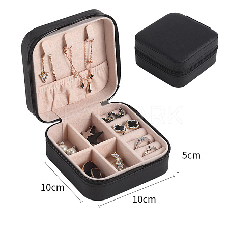 PU Leather Jewelry Box CON-PW0001-178A-1