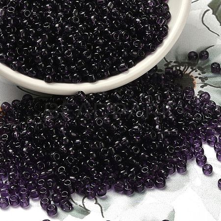 FGB 8/0 Grade A Round Glass Seed Beads SEED-Q006-3mm-F11-1