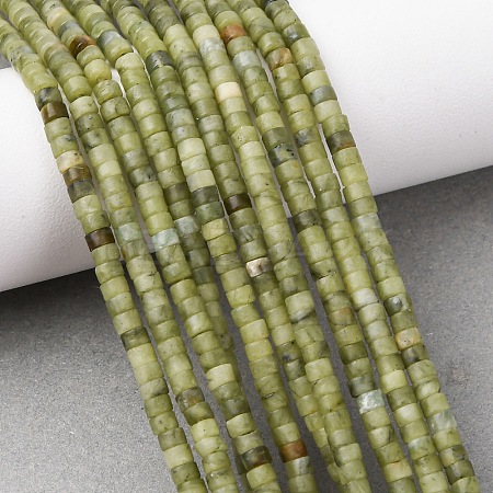 Natural Chinese Southern Jade Beads Strands G-E612-A11-1