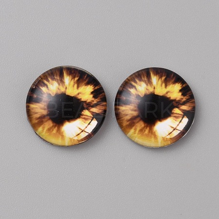 Glass Cabochons LS-GLAA-WH0033-75E-07-1