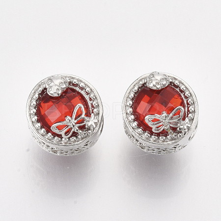 Platinum Plated Alloy Beads X-MPDL-S067-09A-1